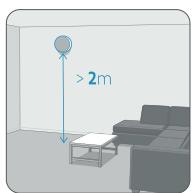 SOMFY HOME ALARM ESSENTIAL - Fijación de la sirena interior - 1
