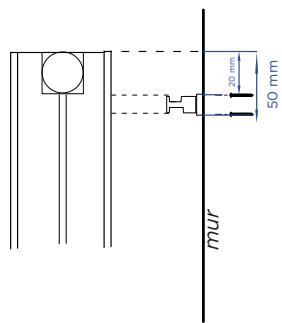 RADIATORI 2000 FLY - Distance du mur - 4