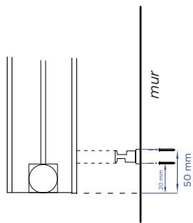 RADIATORI 2000 FLY - Distance du mur - 5