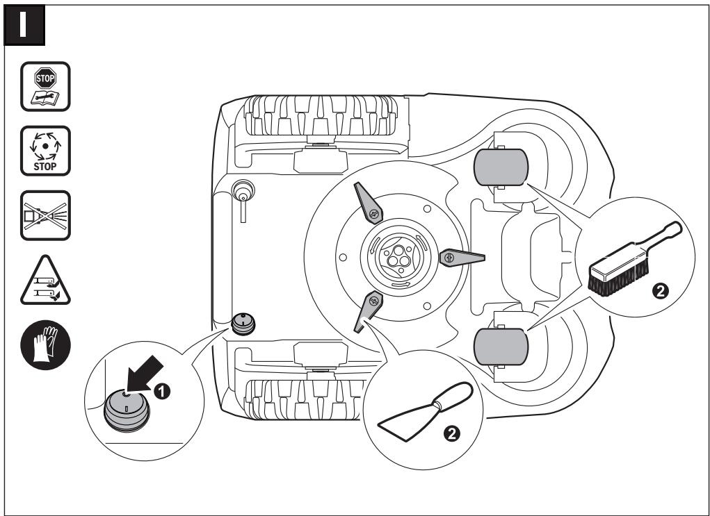 BOSCH INDEGO S 500 | S+ 500 | M 700 | M+ 700 - Salinimas - 39