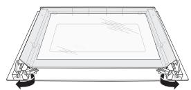 CATA 6011 XGBK - REMOVING THE DOOR FROM OVEN (OPTIONAL) - 3