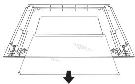 CATA 6011 XGBK - REMOVING THE DOOR FROM OVEN (OPTIONAL) - 5