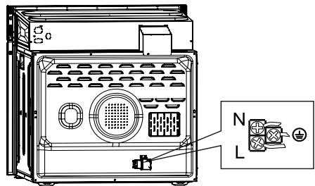CATA 6011 XGBK - CONNECTION OF THE OVEN - 1