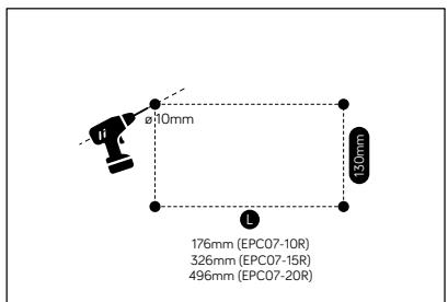 HEALLUX TAO - EPC07-10R : 1000W EPC07-15R : 1500W EPC07-20R : 2000W - FIXATION AU MUR - 1