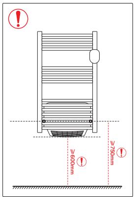 HEALLUX ALDEA - ETC01-13 : 1300W ETC01-15 : 1500W - Patron d'installation : - 12
