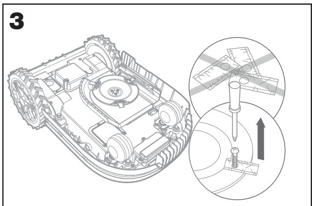 WORX WR147E.1 - 5.1.1Replacer les lames - 3