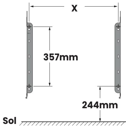 LE RADIATEUR FRANCAIS AMBITIEUX - - Positionnement des pattes de fixation et tracage - 1