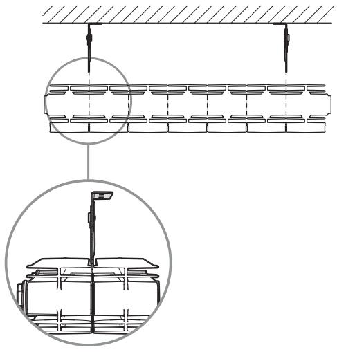 LE RADIATEUR FRANCAIS AMBITIEUX - - Mise en place du radiateur sur les pattes de fixation - 1