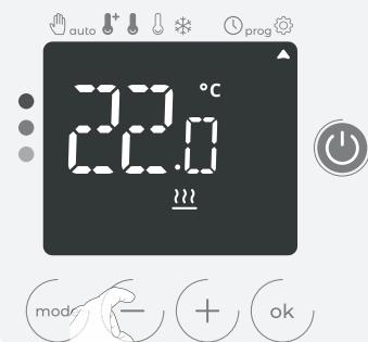 LE RADIATEUR FRANCAIS AMBITIEUX - 1-Si I'ecart de tempereature est négatif, exemple : - 2
