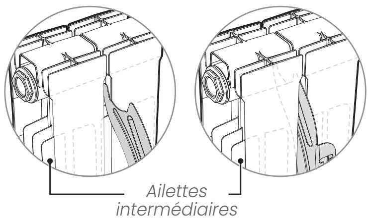 LE RADIATEUR FRANCAIS AMBITIEUX - - Mise en place du radiateur sur les pattes de fixation - 5