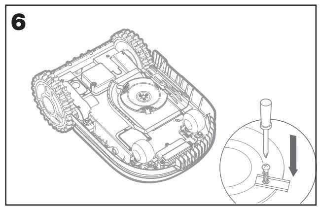 WORX WR167E - Remplacer les lames - 6