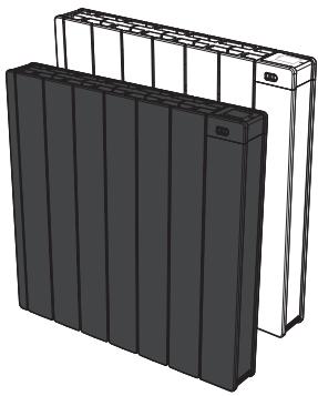 LE RADIATEUR FRANCAIS SOBRE - - Verrouillage automatique des pattes de fixation murale - 2