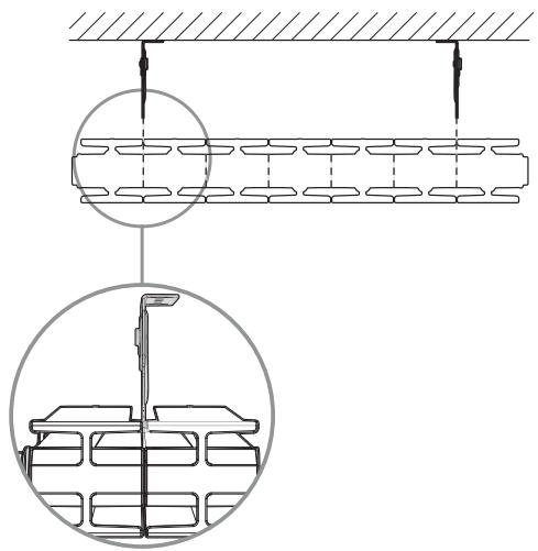 LE RADIATEUR FRANCAIS SOBRE - - Mise en place du radiateur sur les pattes de fixation - 1