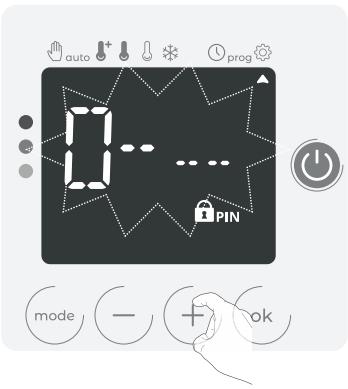LE RADIATEUR FRANCAIS SOBRE - - Initialisation du code PIN - 3