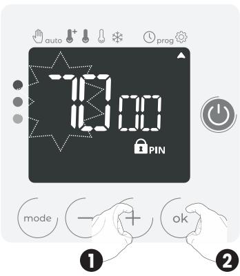LE RADIATEUR FRANCAIS SOBRE - - Personnalisation et activation du code PIN - 2