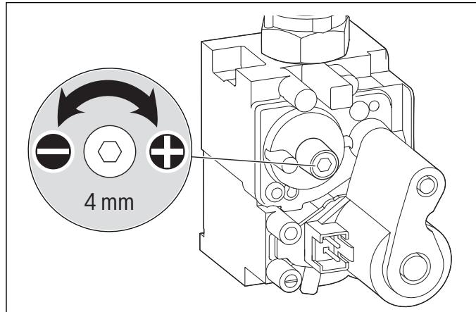 BOSCH Condens 8300i W GC8300iW 30/35 C | GC8300iW 35/40 C - Contrôler et, si nécessaire, régler le rapport air-gaz - 1