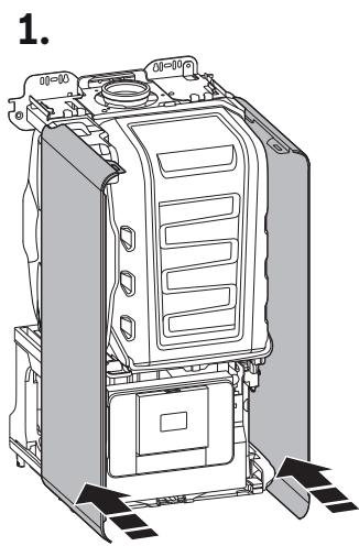 BOSCH Condens 8300i W GC8300iW 30/35 C | GC8300iW 35/40 C - Montage du carénage - 1