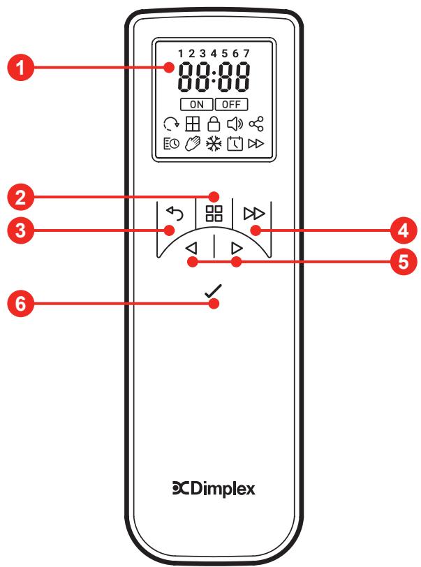 DIMPLEX CASSETTE DIMPLEX 400 LED - Mise en marche de l'appareil - 1