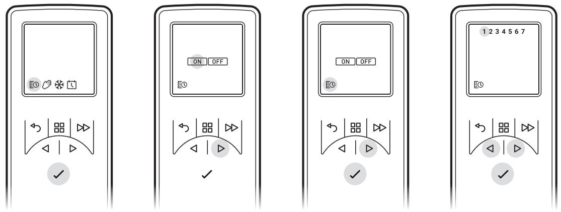 DIMPLEX CASSETTE DIMPLEX 400 LED - Einstellen von Datum und Uhrzeit - 2
