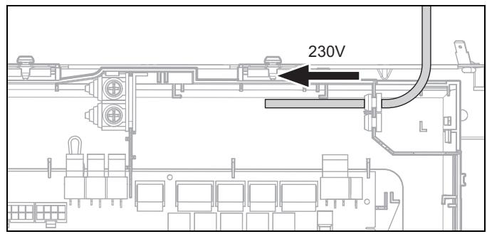 SAUNIER DUVAL HE 9-6 WB - 10031695CS - Cheminement des câbles. - 2