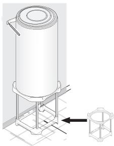 SAUTER CANGAR - De verticale murboiler op een statiefplaatsen - 1