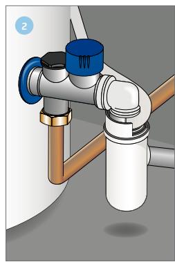 SAUTER TAKHINI - Pose du tube d'évacuation des condensats - 2
