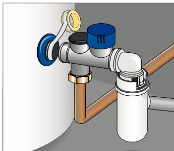 SAUTER TAKHINI - Pose du tube d'évacuation des condensats - 3