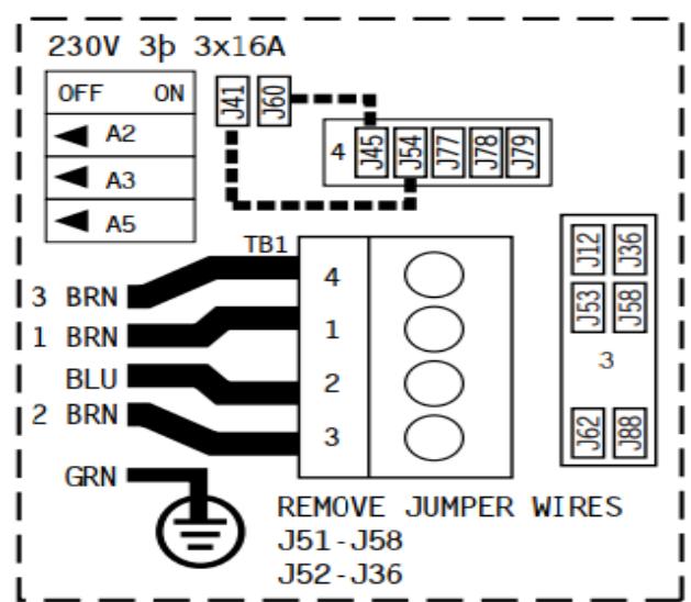 WATERCLIP TP500 - MARLEY PLUG&PLAY - RACCORDEMENT EN TRIPHASE 3X16 AMPÉRES. - 1