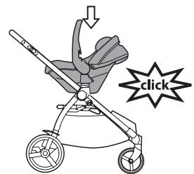PEG PEREGO ADAPTATEUR PRIMO VIAGGIO POUR CHASSIS VELOCE, VIVACE, YPSI - primo viaggio adapter/links pegperego strollers - 6