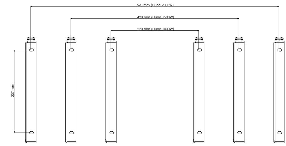 DELTACALOR MENEC - FIXATIONS DES SUPPORTS MURAUX - 3