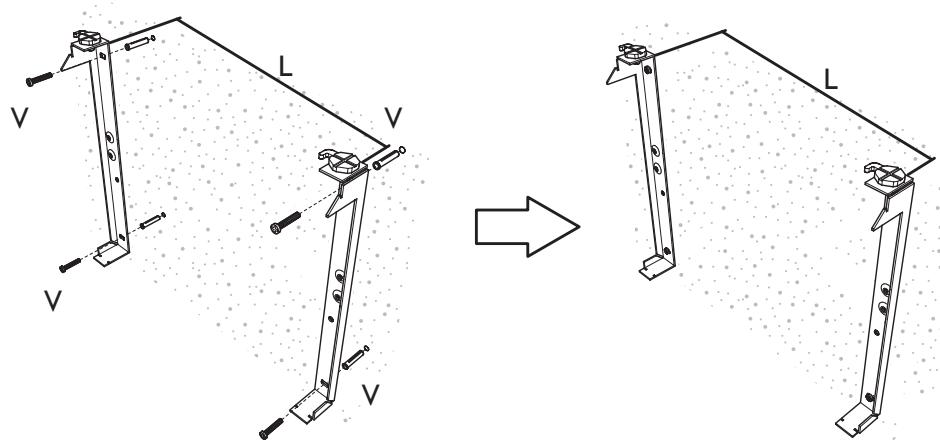DELTACALOR MENEC - FIXATIONS DES SUPPORTS MURAUX - 4