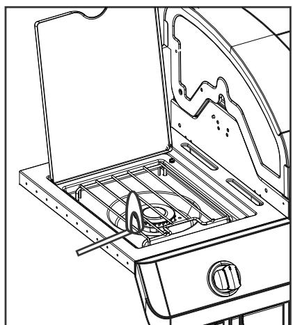 CHAR BROIL BLACK CORE B3 - - Ne vous penchez pas au-dessus du barbecue en procédant à l'allumage. - 1