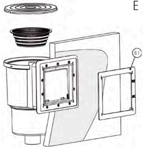 GRE EVORA - BEVESTIGING VAN DE SKIMMER - 5