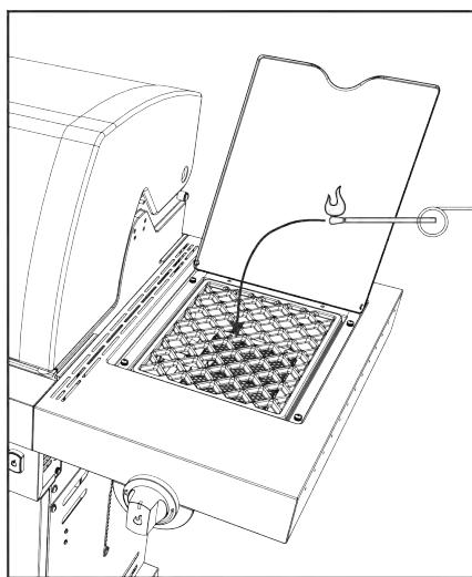 CHAR BROIL 140966 - Zapal'ovanie pomocou zápaliek - 2