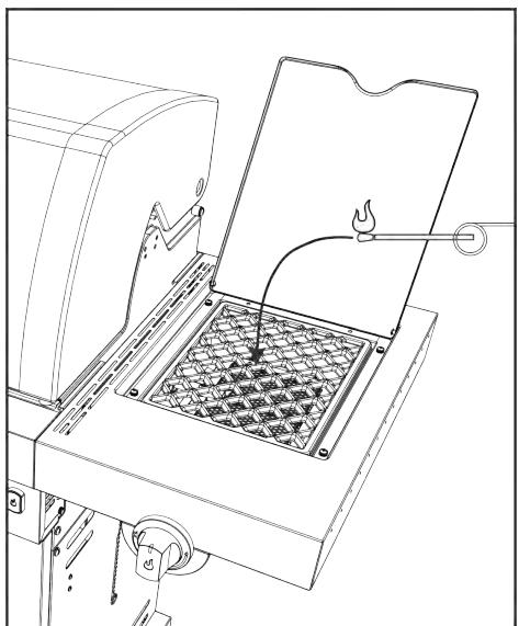 CHAR BROIL 140966 - Queimador Illuminação de fósforo - 1