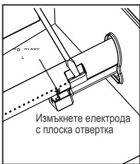 CHAR BROIL 140945 - MHOTO BAXHO: Tpb6nTe ha ropeIkata Tp6Ba Da ce 3axBaHAT OTHOBO B OTBOpHTe Ha KlaNaHa. BuxTe nIOCTpaunTe BdACHO. - 3