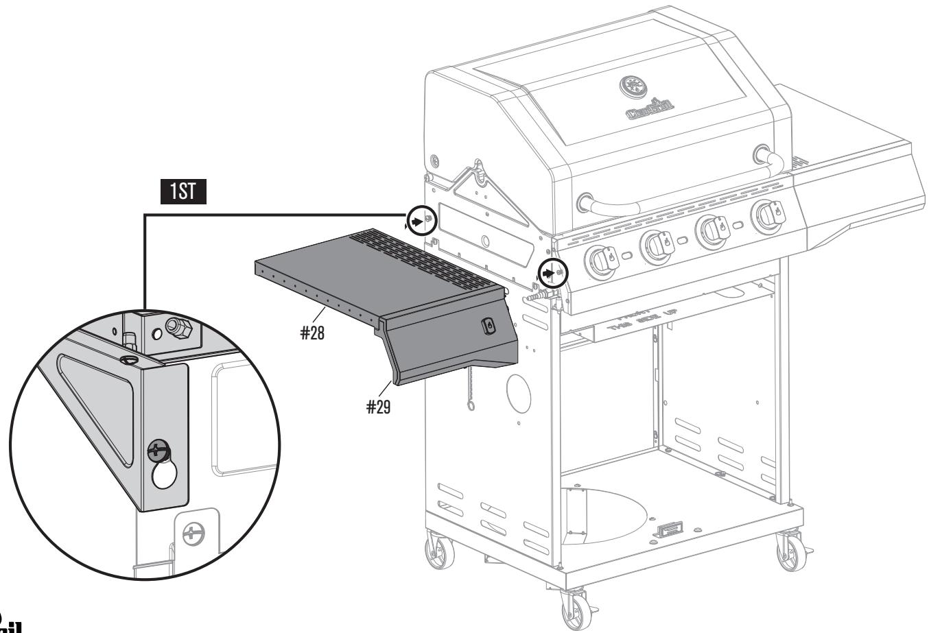 CHAR BROIL 140945 - ASSEMBLY - 6