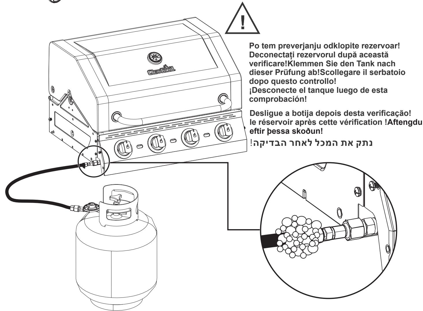 CHAR BROIL 140945 - LEAK CHECK FOR 468162422 - 4