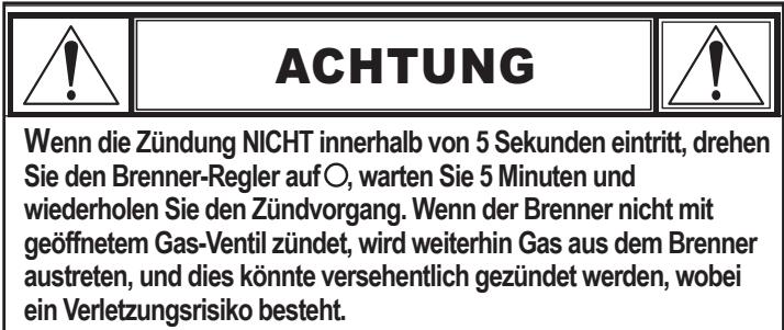 CHAR BROIL GAS2COAL - 468301421 - 468301421UK - 468302421 - Gas entzünden mit elektronischem Zündbrenner - 2