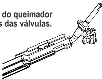CHAR BROIL GAS2COAL - 468301421 - 468301421UK - 468302421 - Encaixe corretovalve Valvula-Queimador - 1