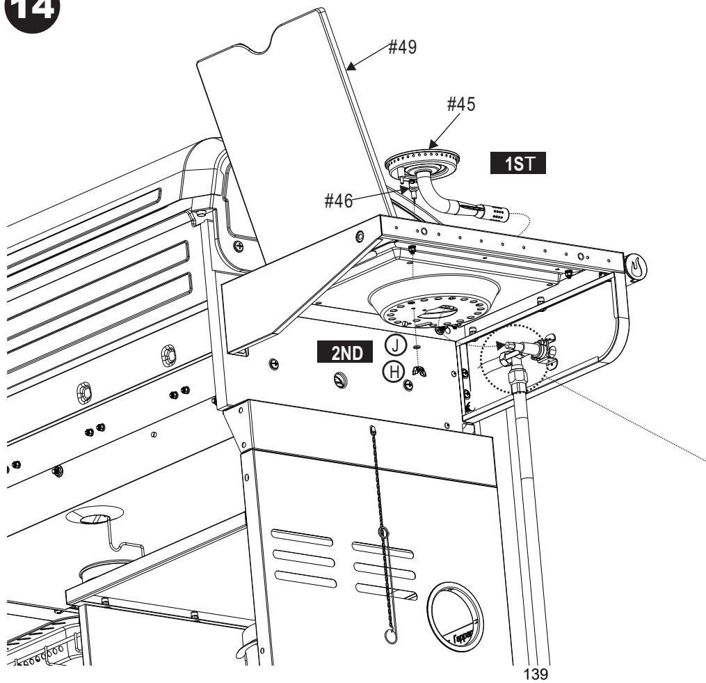 CHAR BROIL GAS2COAL - 468301421 - 468301421UK - 468302421 - PARTS LIST - 40