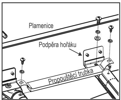 CHAR BROIL GAS2COAL - 468301421 - 468301421UK - 468302421 - Správné zapojeni hořaku k ventilu - 1