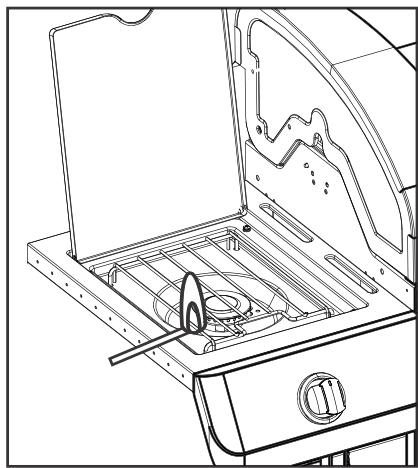 CHAR BROIL GAS2COAL - 468301421 - 468301421UK - 468302421 - - Ne vous penchez pas au-dessus du barbecue en procédant à l'allumage. - 1