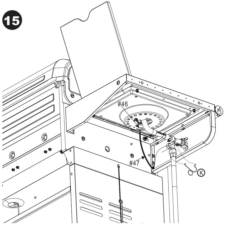CHAR BROIL GAS2COAL - 468301421 - 468301421UK - 468302421 - PARTS LIST - 44