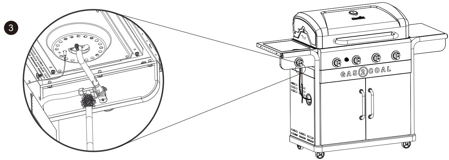 CHAR BROIL GAS2COAL - 468301421 - 468301421UK - 468302421 - INSTALLATORE/ASSEMBLATORE: - 3
