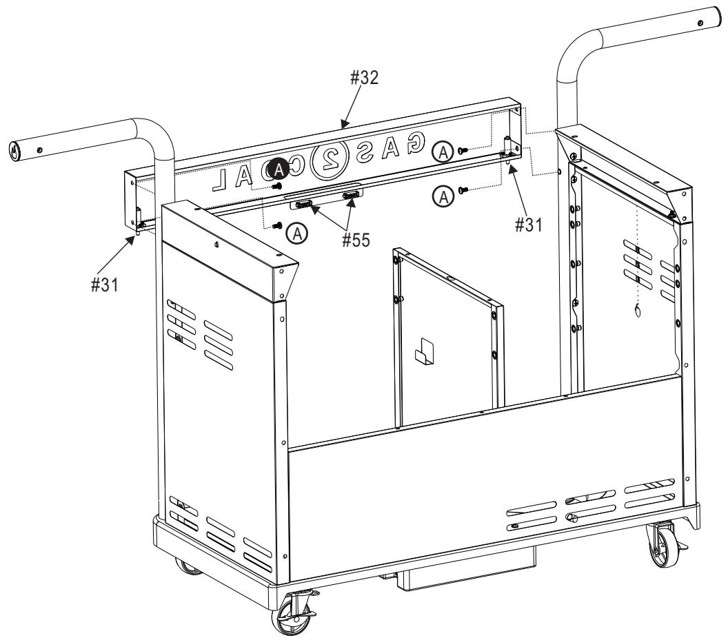 CHAR BROIL GAS2COAL - 468301421 - 468301421UK - 468302421 - PARTS LIST - 14