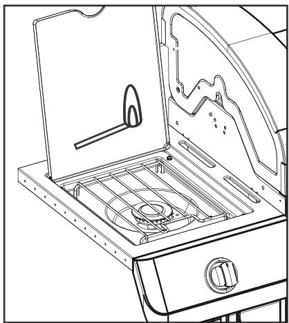 CHAR BROIL GAS2COAL - 468301421 - 468301421UK - 468302421 - Tända värmeplattan med tändstickor - 1