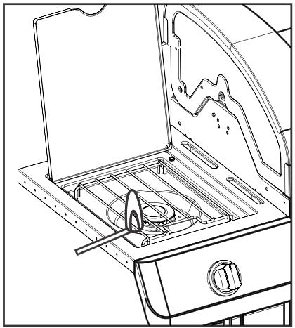 CHAR BROIL GAS2COAL - 468301421 - 468301421UK - 468302421 - Aprinderea plitei calde cu chibrituri - 1