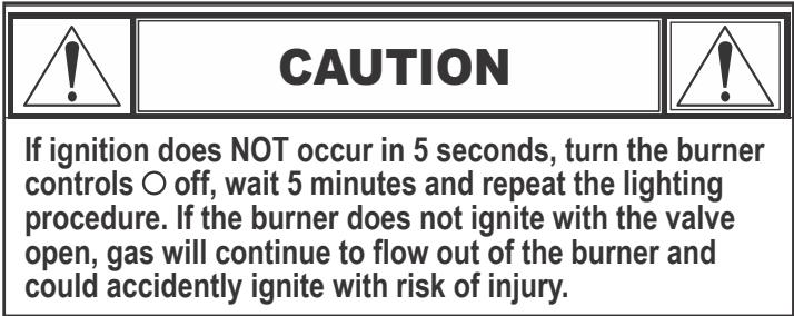 CHAR BROIL GAS2COAL - 468301421 - 468301421UK - 468302421 - Gas Lighting Instructions- Ignitor Lighting - 2
