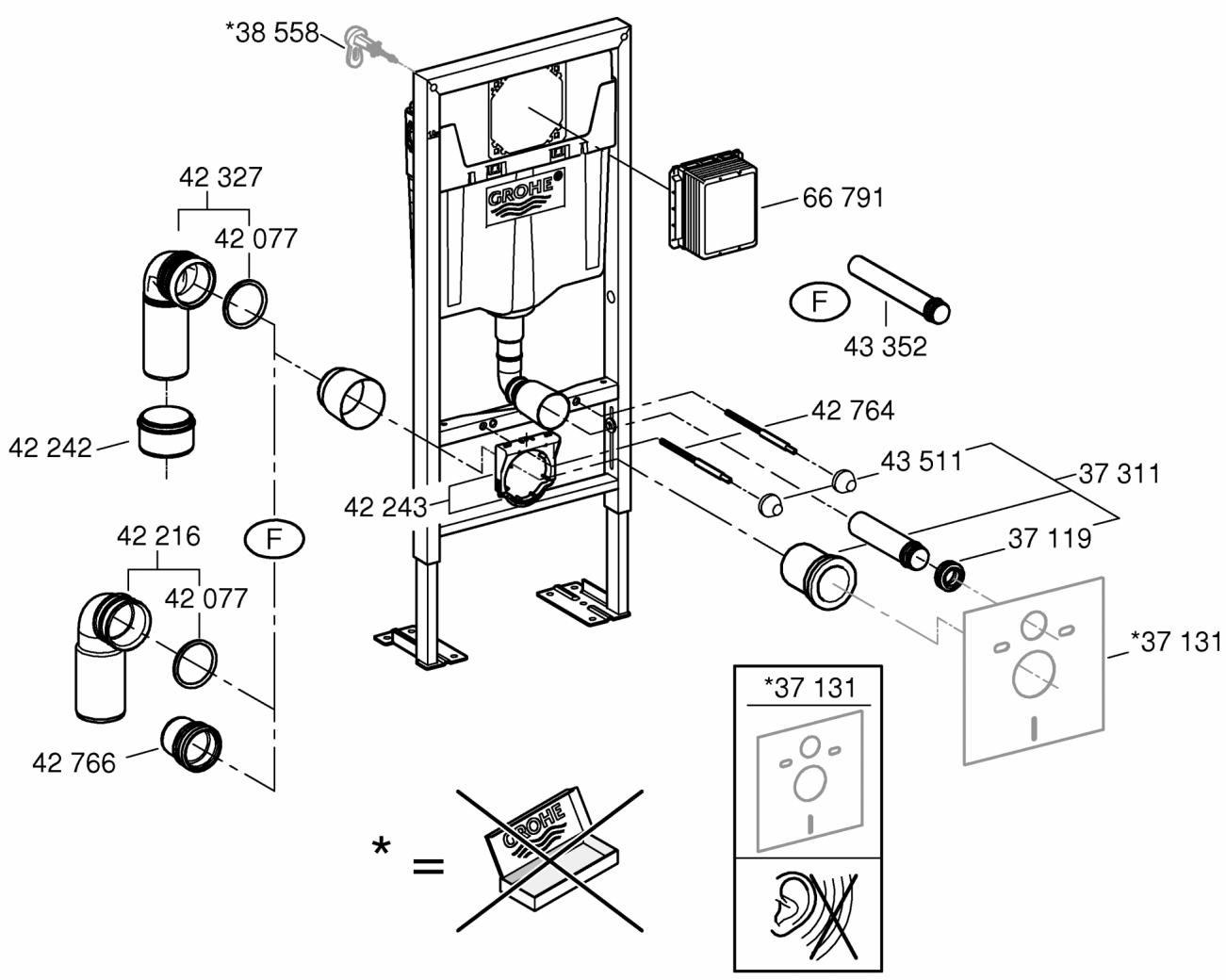GROHE SOLIDO EURO COSMO - 100